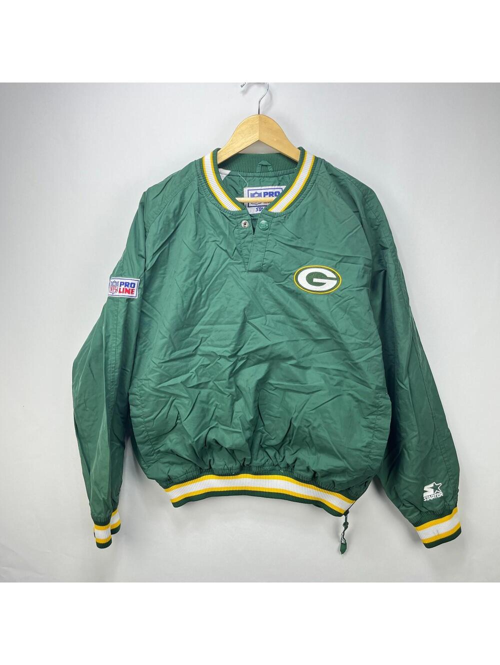 Vintage 90s Green Bay Packers Starter Pullover Jacket XL NFL